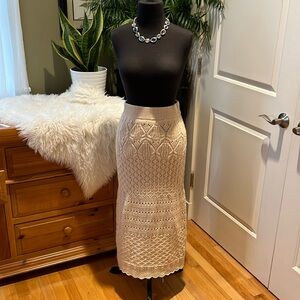 Knit Long Skirt